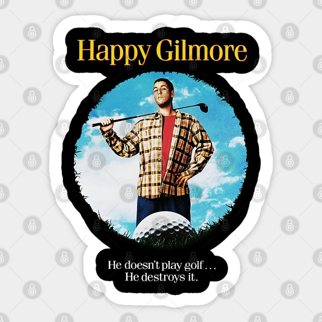Happy Gilmore - Adam Sandler Sticker by nicklower